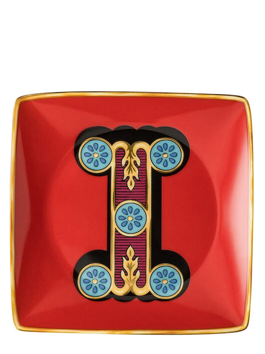 ROSENTHAL MEETS VERSACE COPPETTA QUADRA PIANA 12 CM VERSACE ALPHABET I