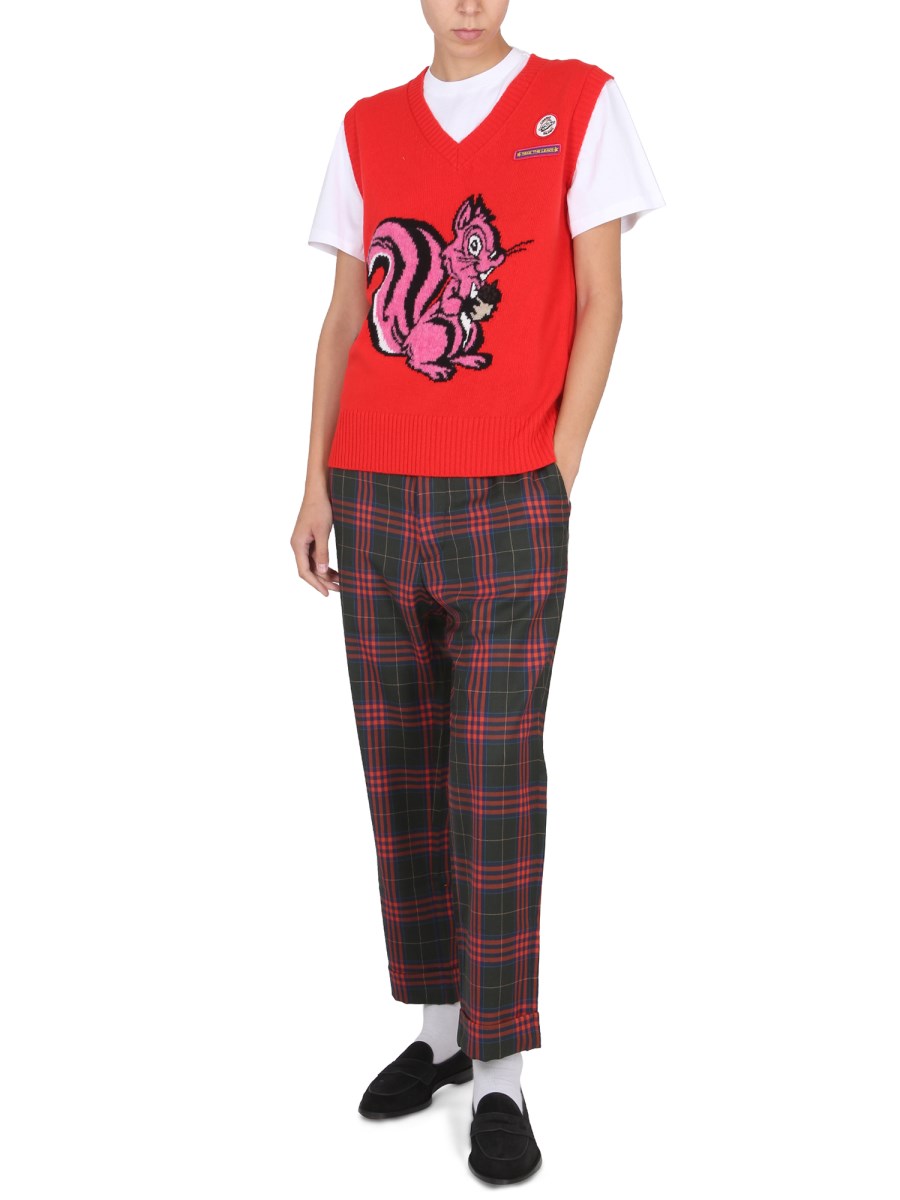 CORMIO GILET "NICOLE" IN MAGLIA