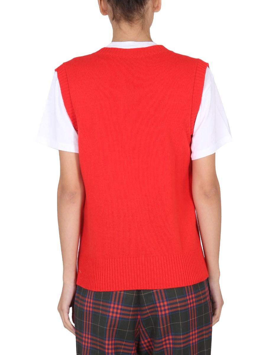 CORMIO GILET "NICOLE" IN MAGLIA