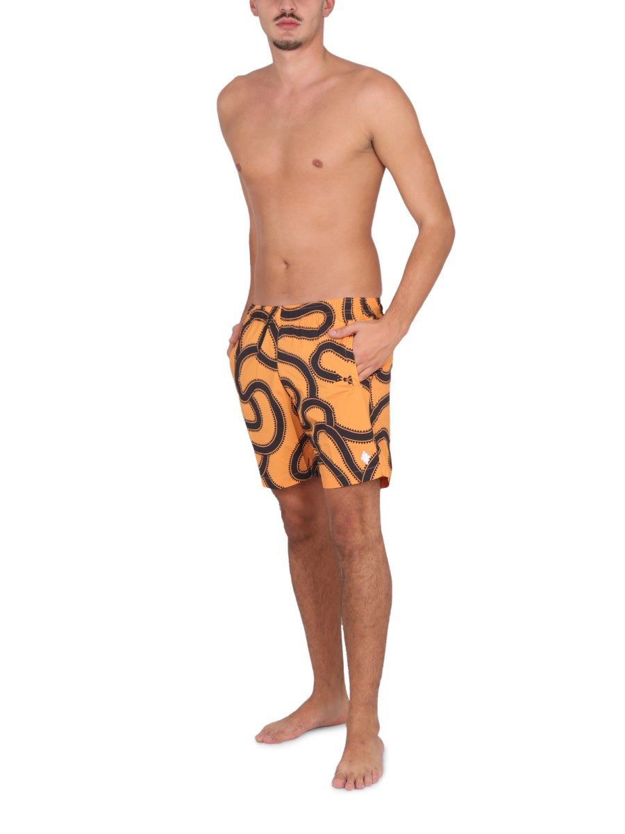 MARCELO BURLON COUNTY OF MILAN COSTUME BOXER CON STAMPA