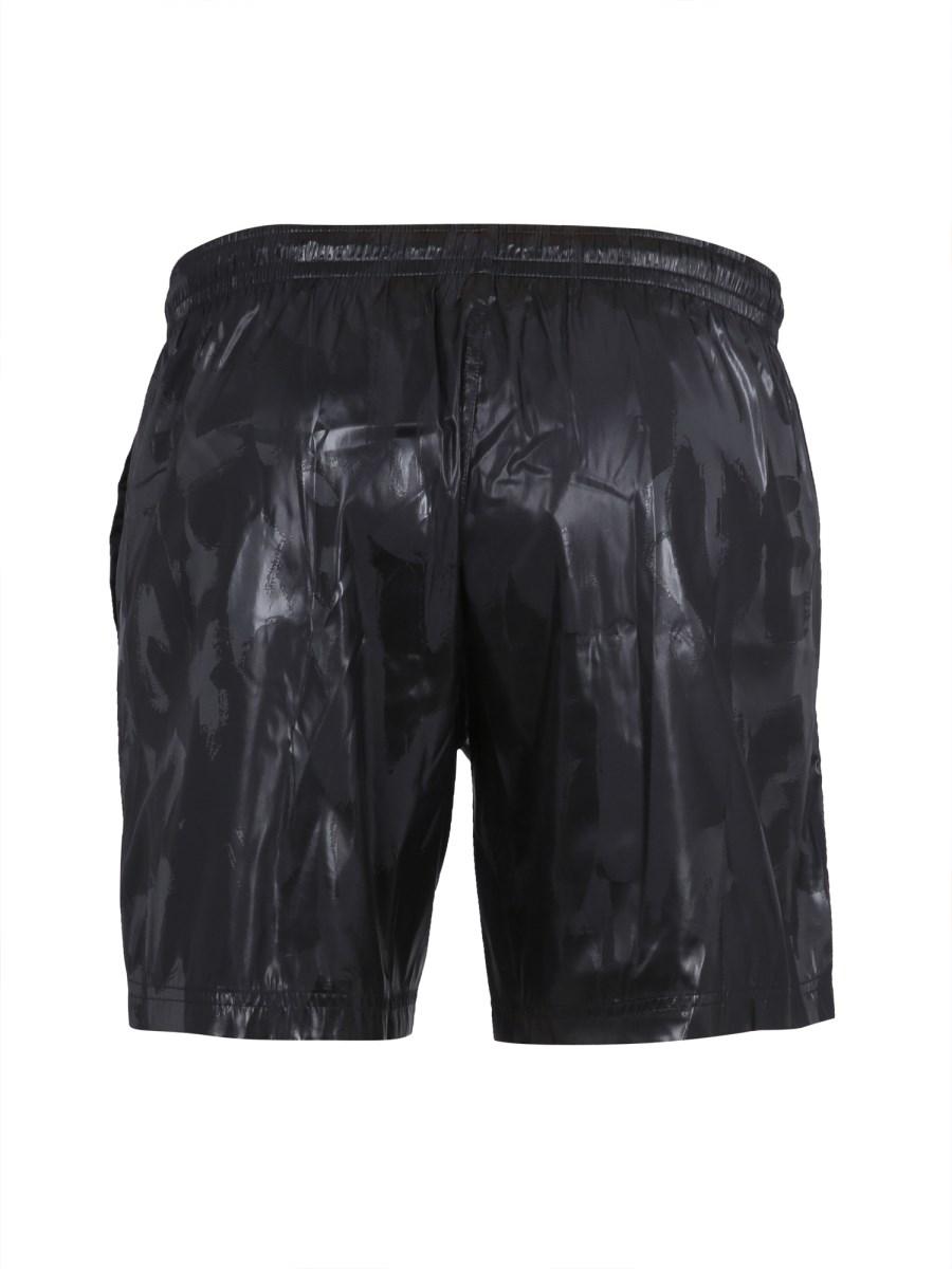 ALEXANDER McQUEEN COSTUME DA BAGNO CON STAMPA GRAFFITI