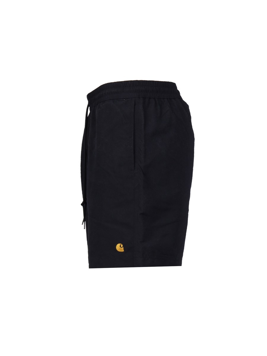 CARHARTT WIP COSTUME DA BAGNO IN NYLON CON RICAMO LOGO