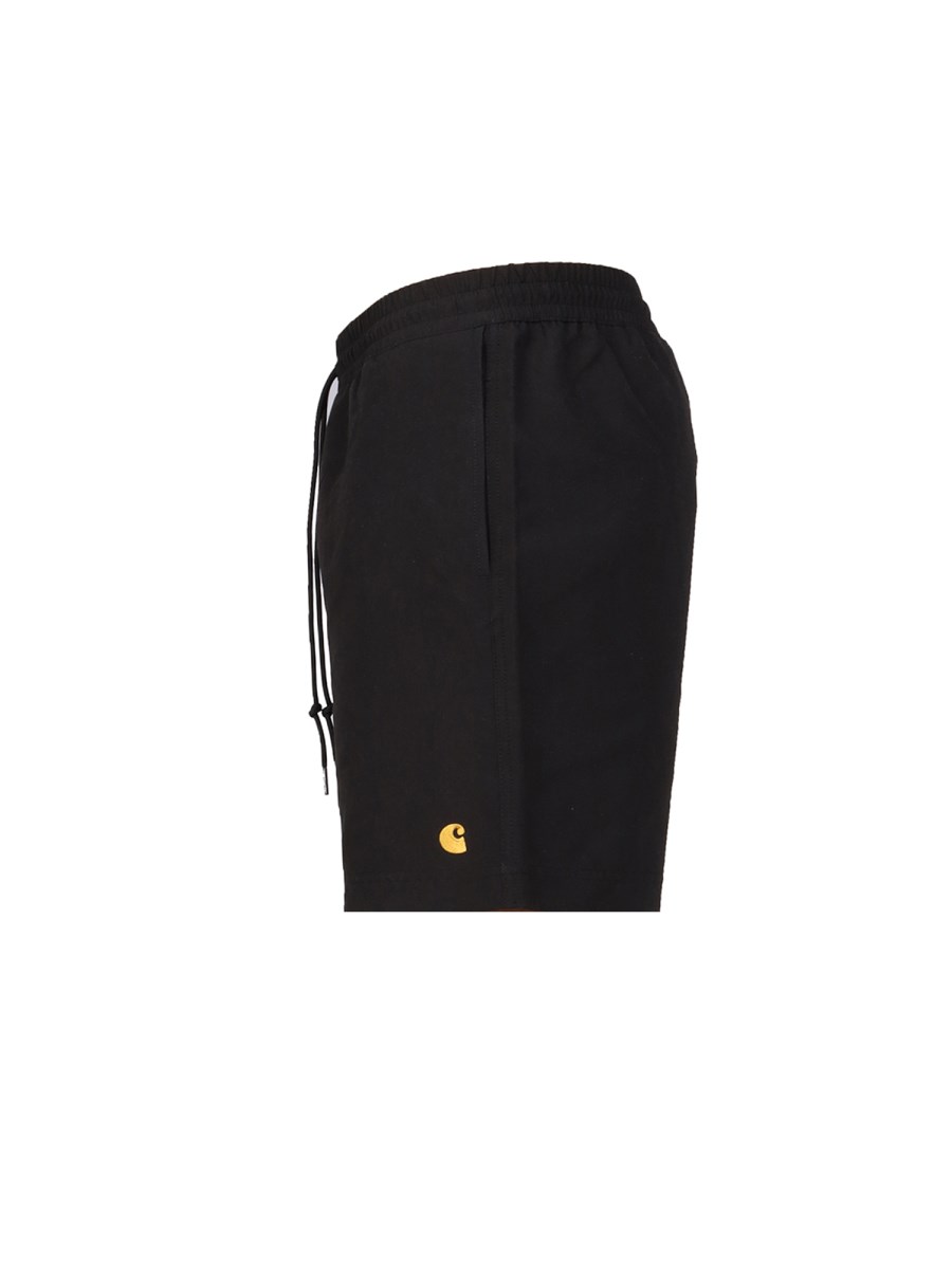 CARHARTT WIP COSTUME DA BAGNO IN NYLON CON RICAMO LOGO