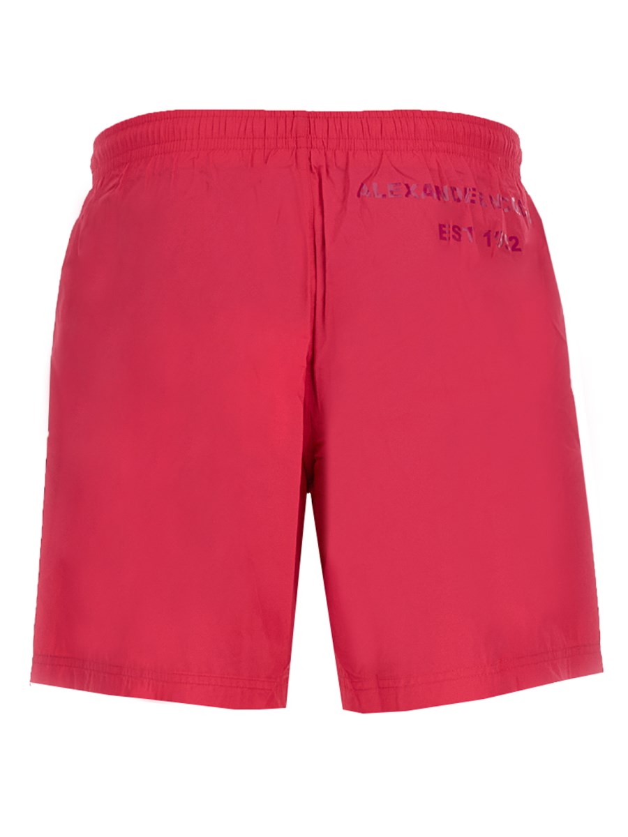 ALEXANDER McQUEEN COSTUME DA BAGNO MEDIO CON STAMPA LOGO GRAFFITI