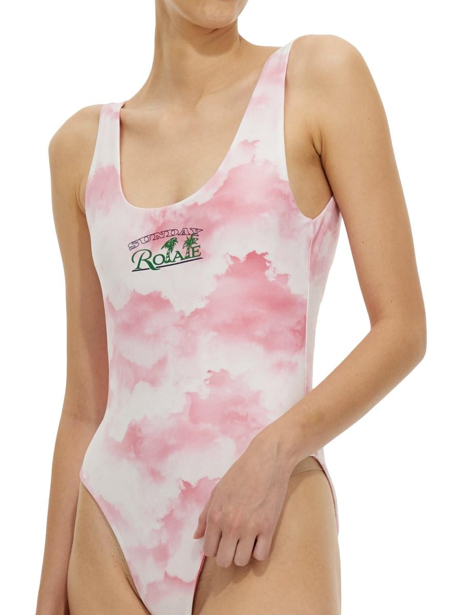 ROTATE BIRGER CHRISTENSEN COSTUME INTERO "CISMIONE" CON STAMPA LOGO