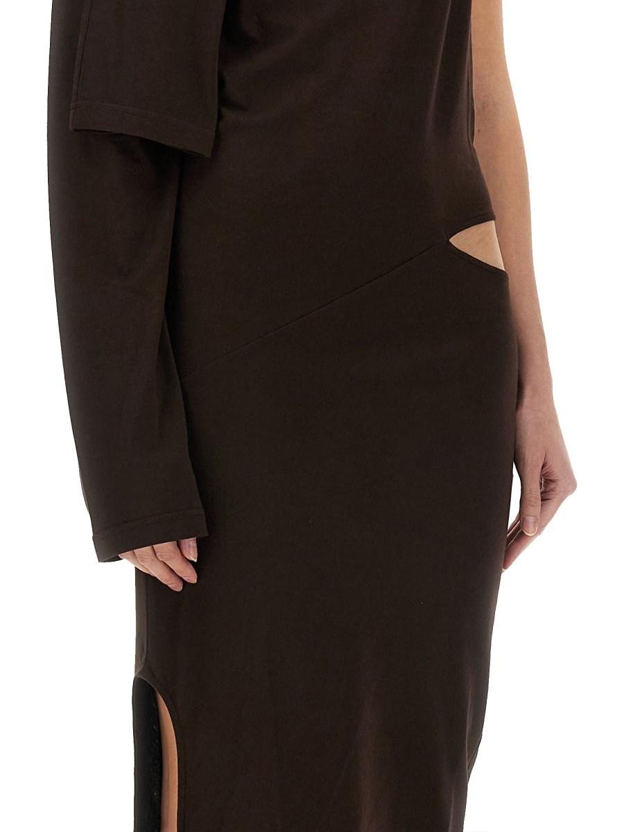 COURREGES ABITO "OFF SHOULDER" CON CUT OUT