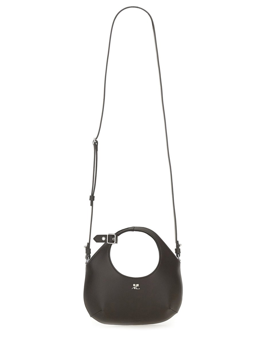 COURREGES BORSA "HOLY" MINI IN PELLE