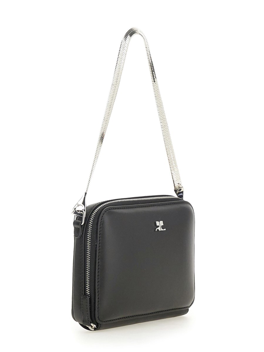 COURREGES BORSA IN PELLE CON CATENA
