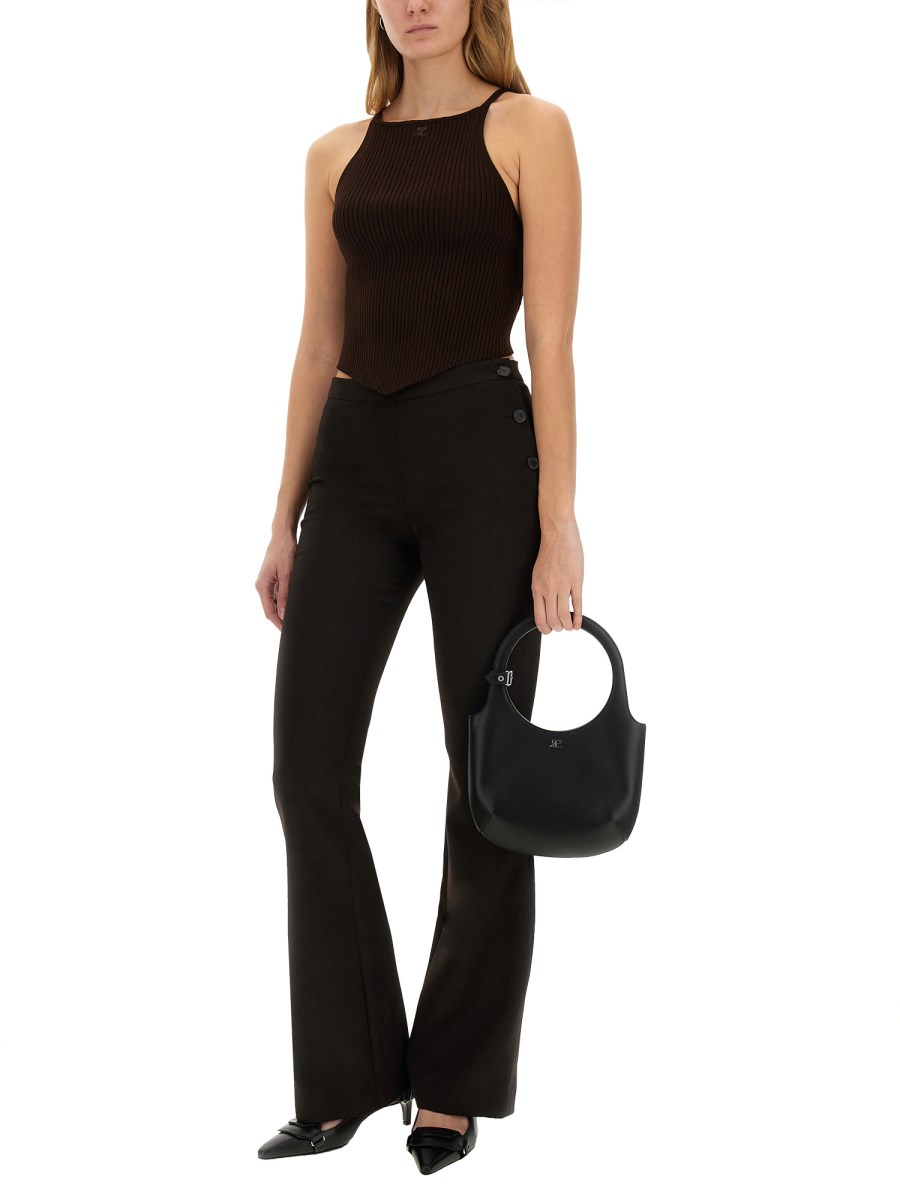 COURREGES CANOTTA A PUNTA IN MAGLIA A COSTE