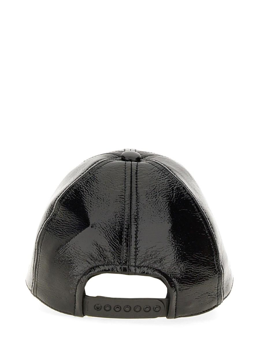 COURREGES CAPPELLO DA BASEBALL IN VINILE CON LOGO