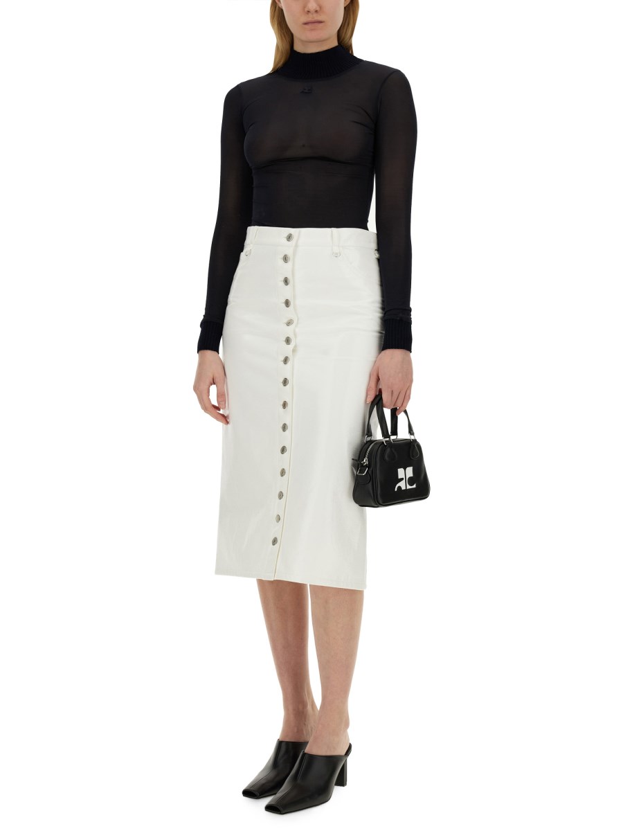 COURREGES GONNA CON BOTTONI