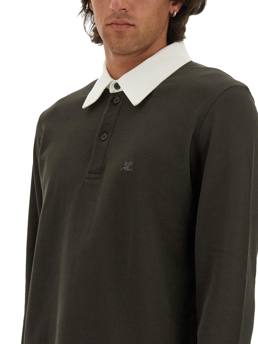 COURREGES POLO IN COTONE