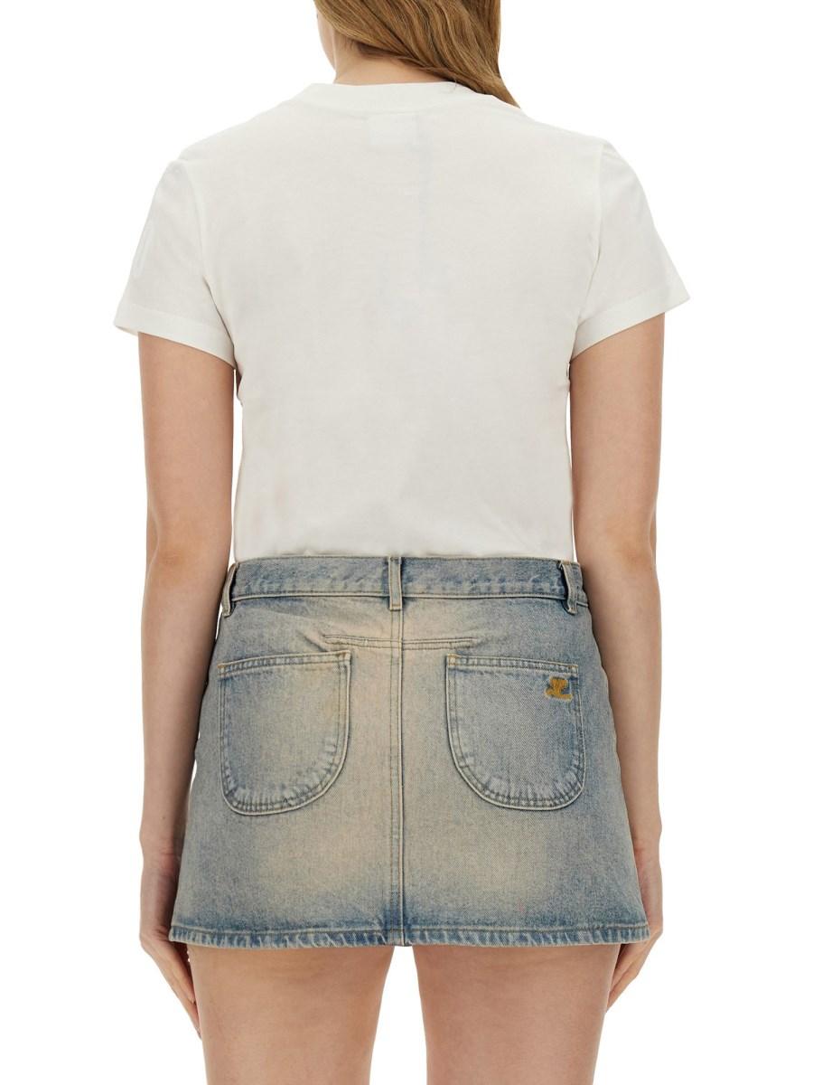 COURREGES T-SHIRT CON LOGO