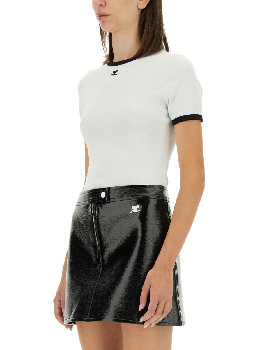 COURREGES T-SHIRT CON LOGO