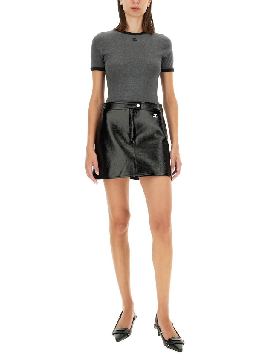 COURREGES T-SHIRT CON LOGO