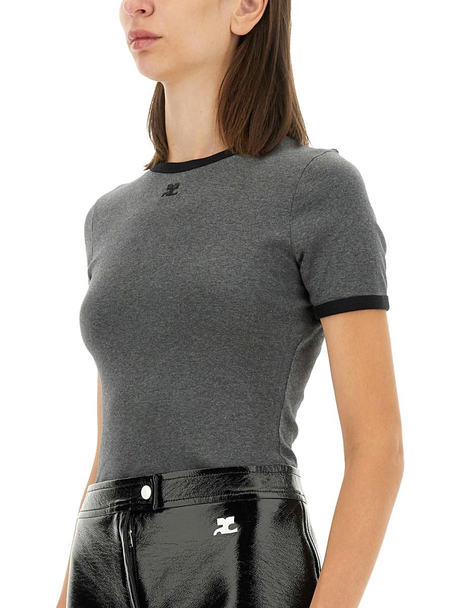 COURREGES T-SHIRT CON LOGO