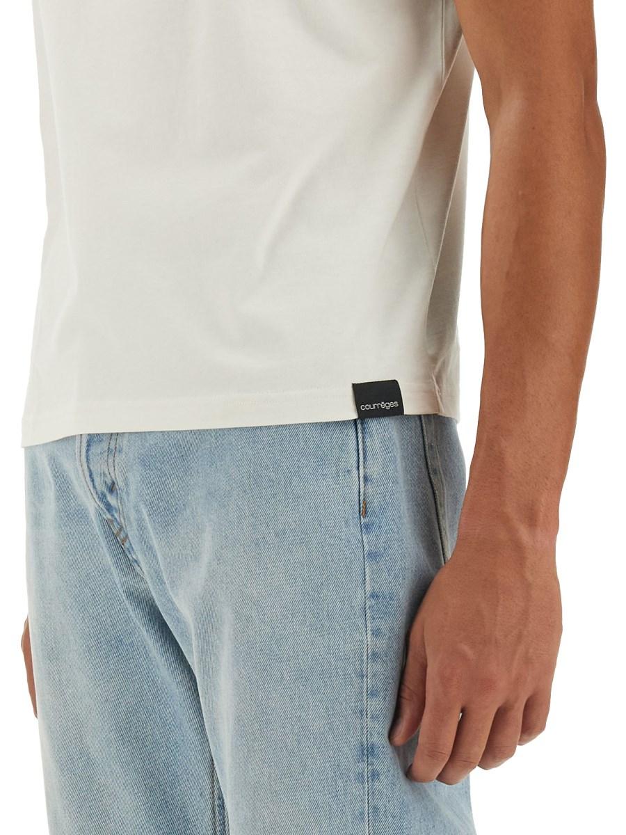COURREGES T-SHIRT CON LOGO