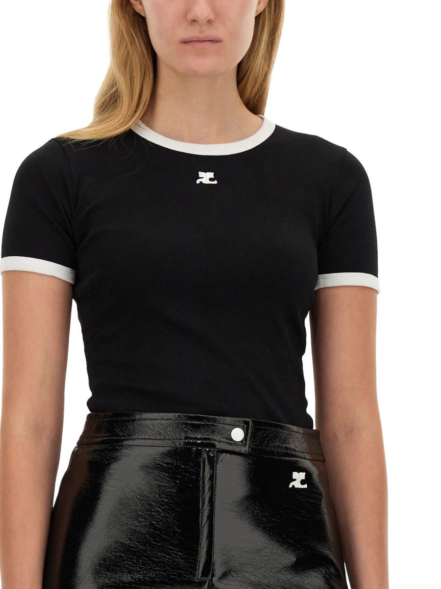 COURREGES T-SHIRT CON LOGO