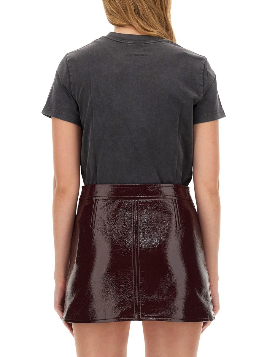 COURREGES T-SHIRT IN COTONE
