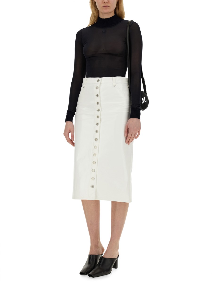 COURREGES TOP CON LOGO