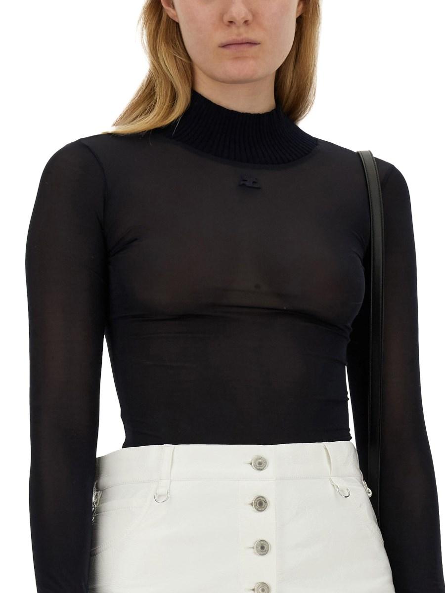 COURREGES TOP CON LOGO