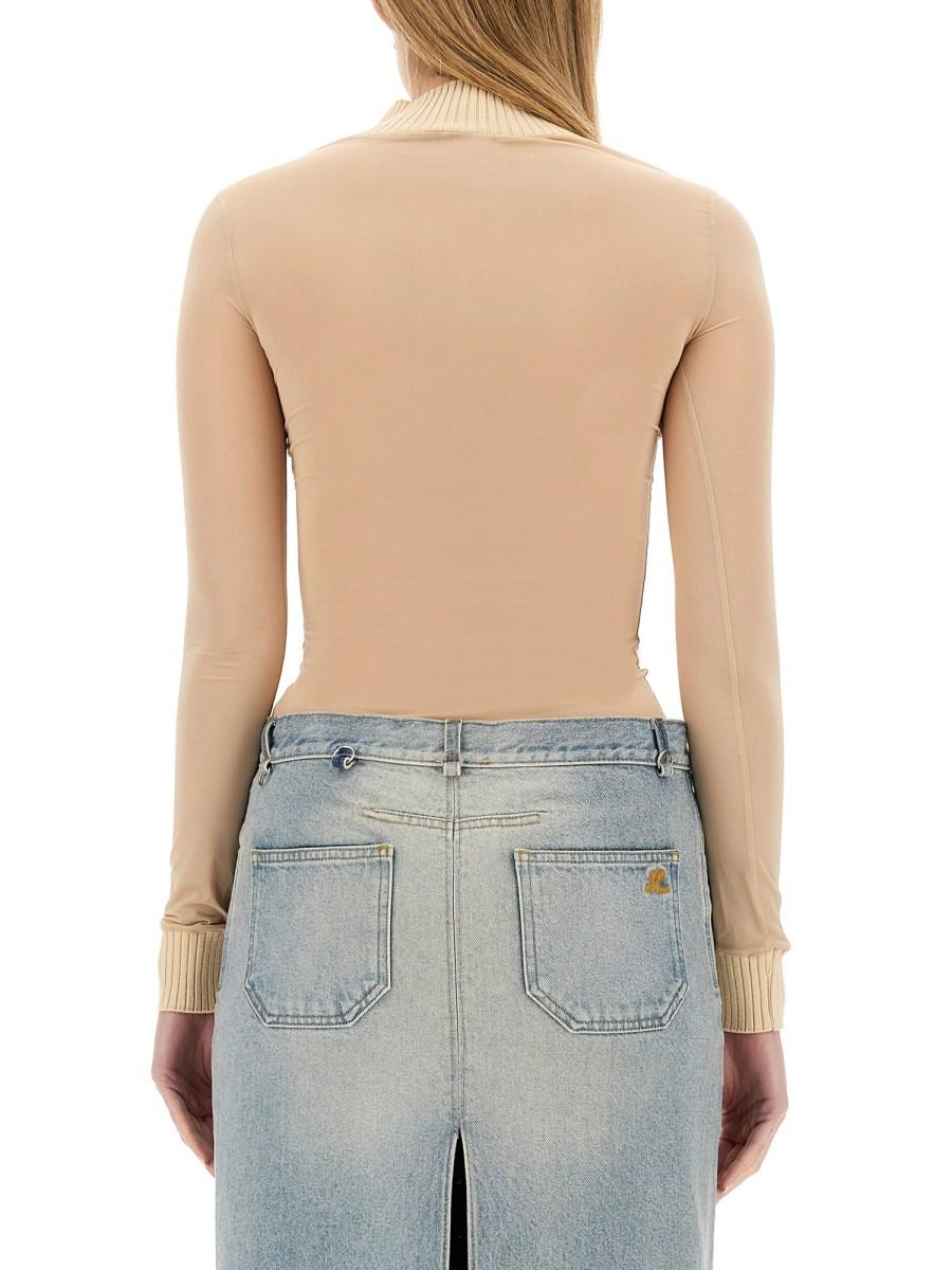 COURREGES TOP CON LOGO