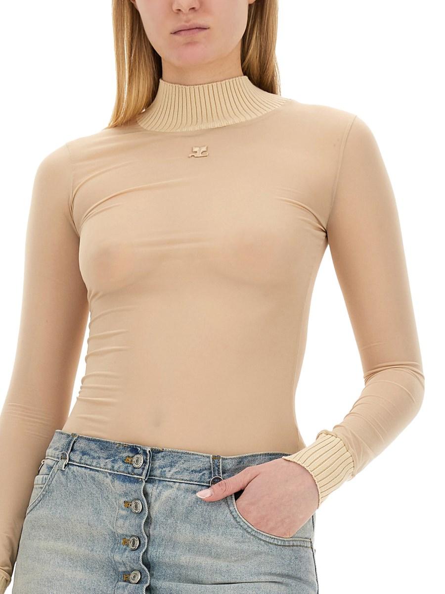 COURREGES TOP CON LOGO