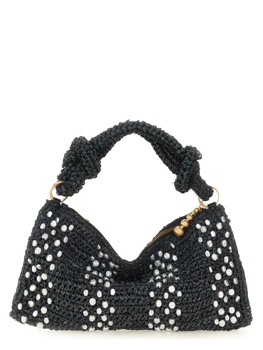 CULT GAIA BORSA HERA NANO IN RAFFIA