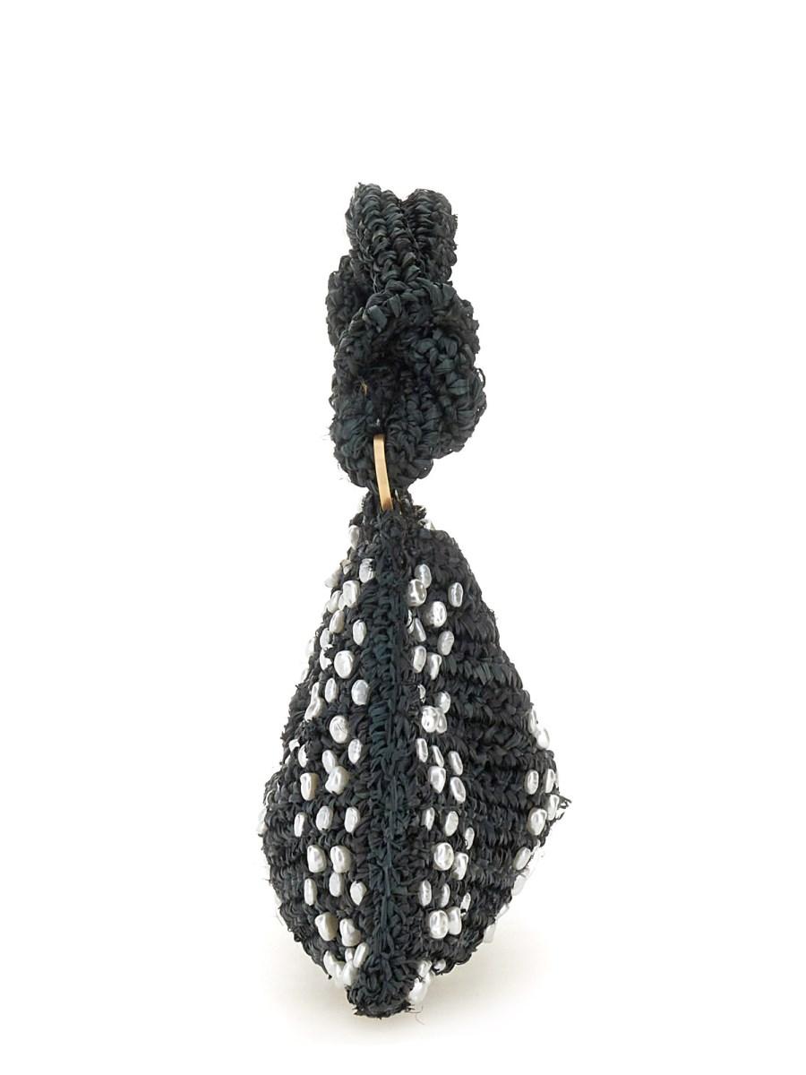 CULT GAIA BORSA HERA NANO IN RAFFIA