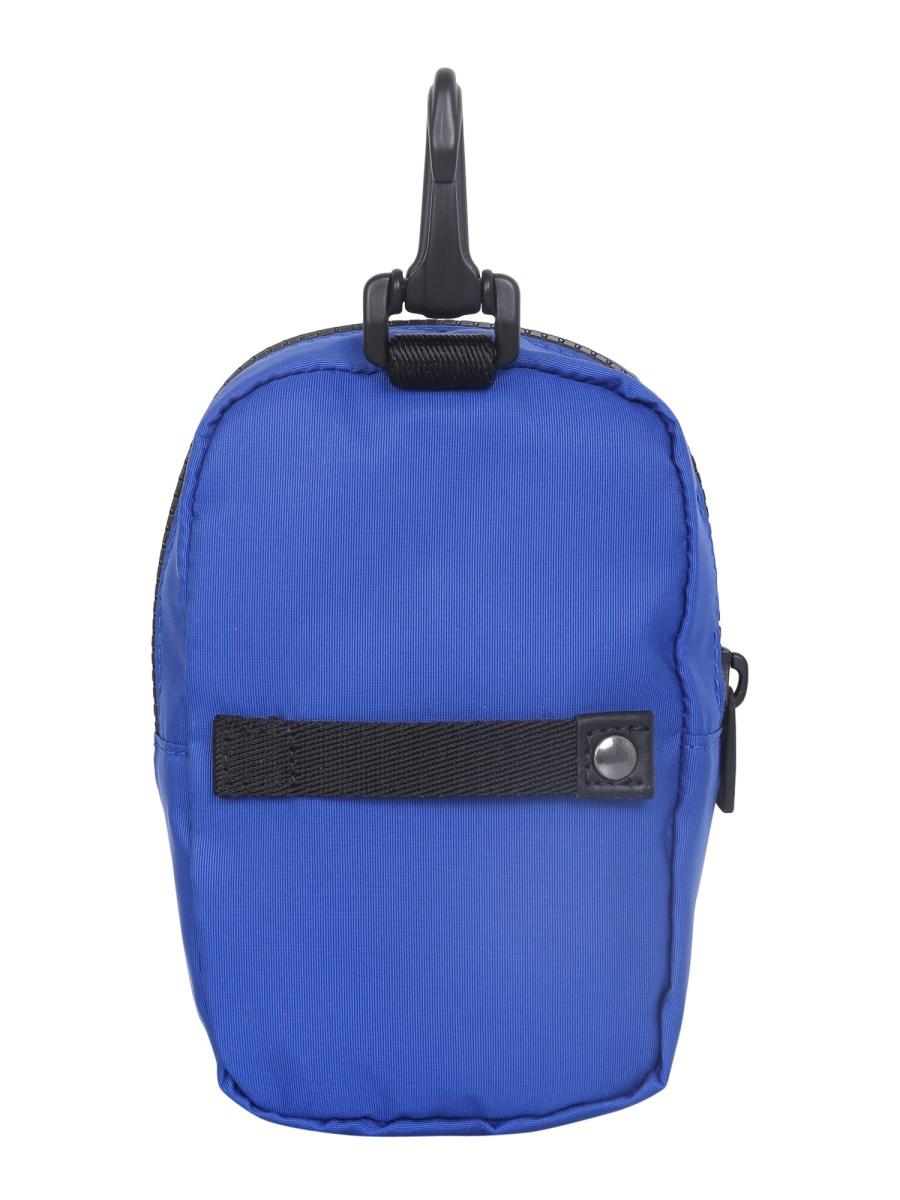 ALEXANDER McQUEEN CUSTODIA MINI IN NYLON CON TAG LOGO