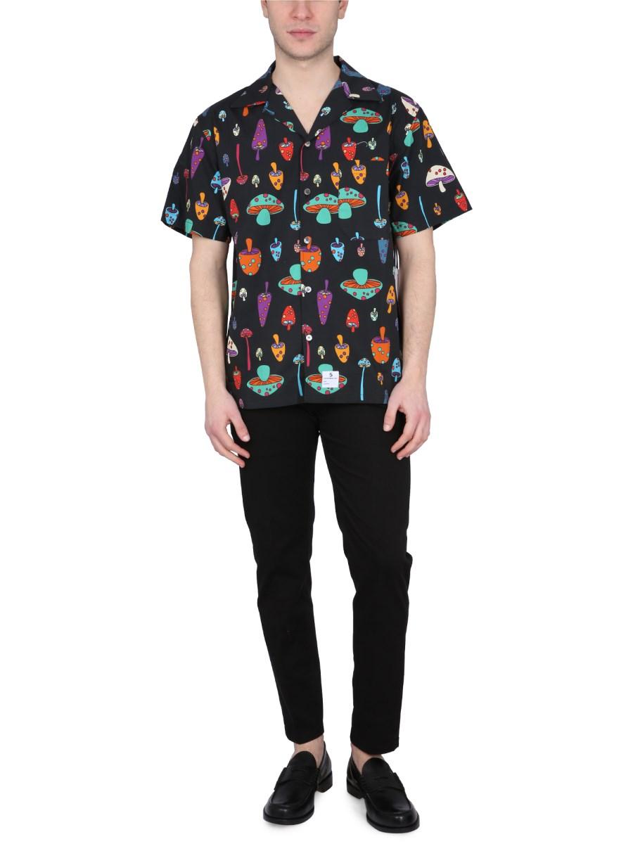 DEPARTMENT FIVE CAMICIA IN COTONE CON STAMPA LOGO
