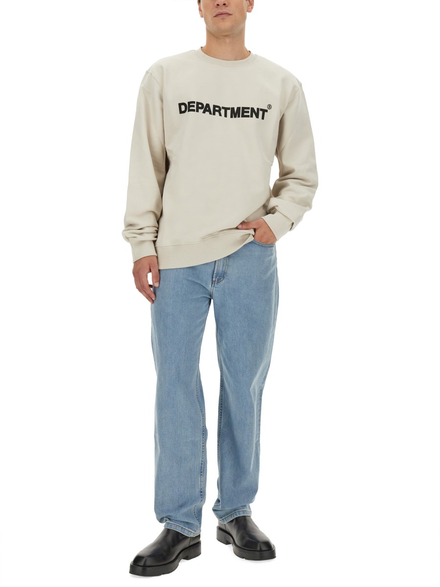 DEPARTMENT FIVE FELPA IN COTONE CON LOGO