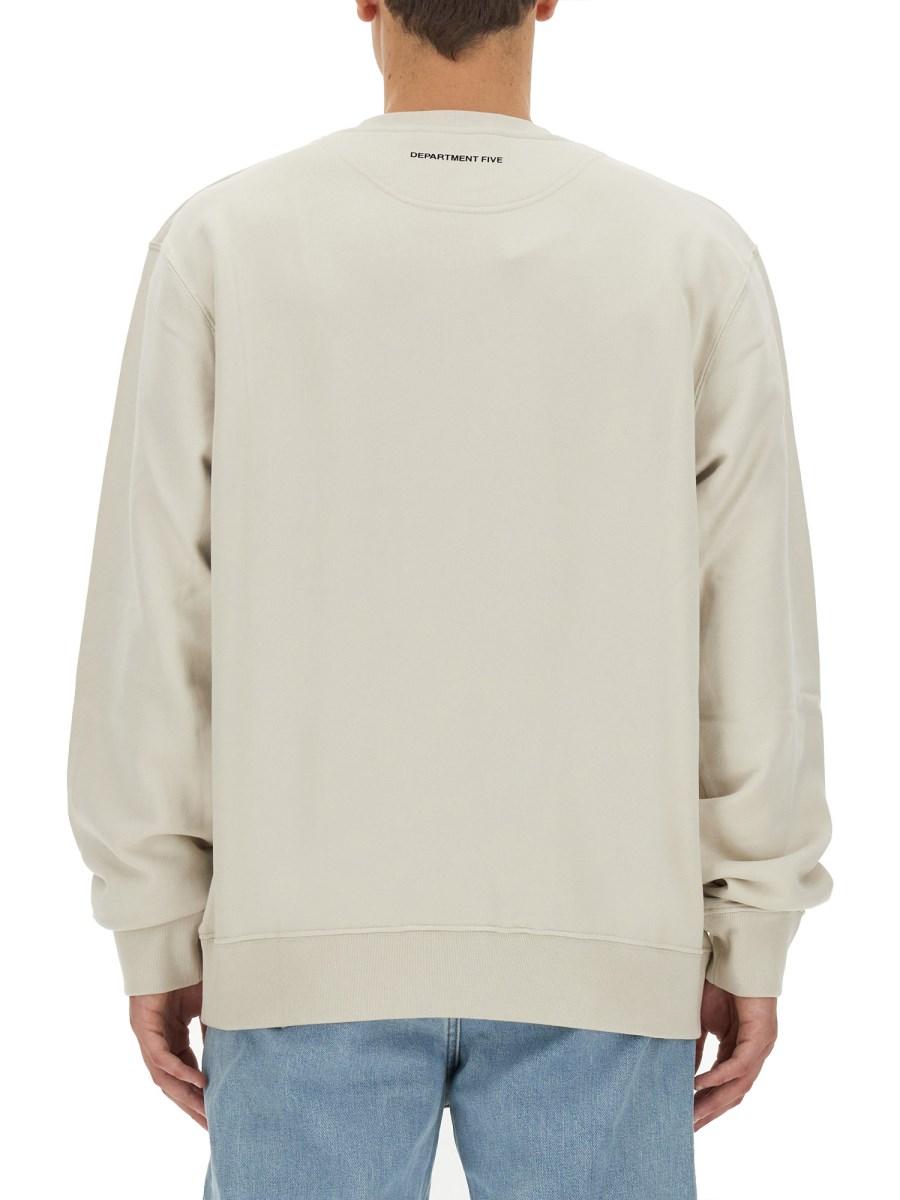 DEPARTMENT FIVE FELPA IN COTONE CON LOGO
