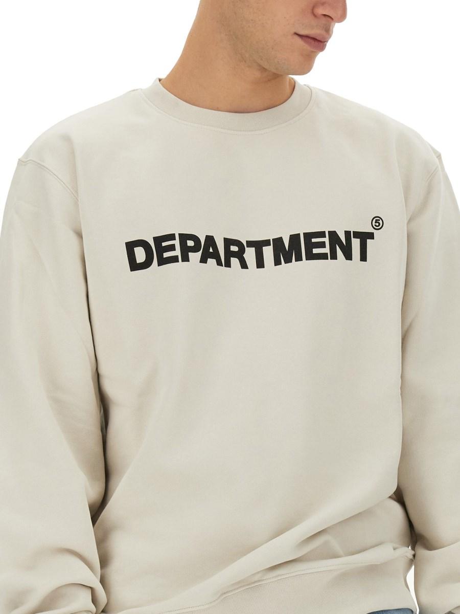 DEPARTMENT FIVE FELPA IN COTONE CON LOGO