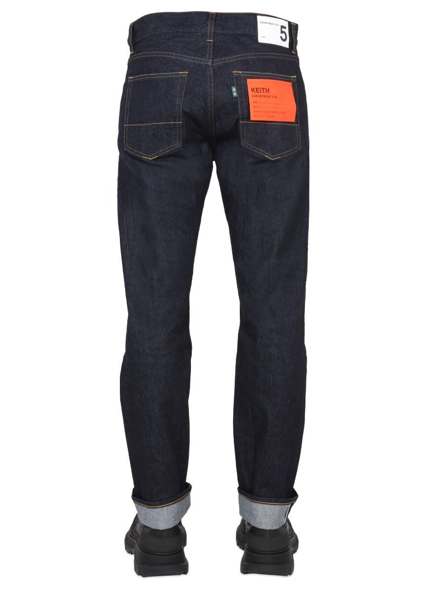 DEPARTMENT FIVE JEANS IN DENIM DI COTONE