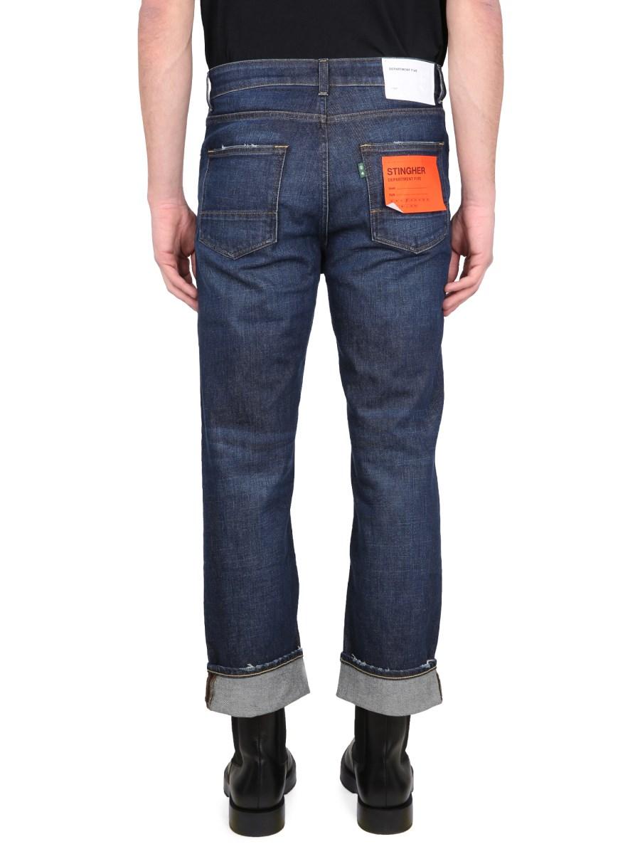 DEPARTMENT FIVE JEANS IN DENIM DI COTONE
