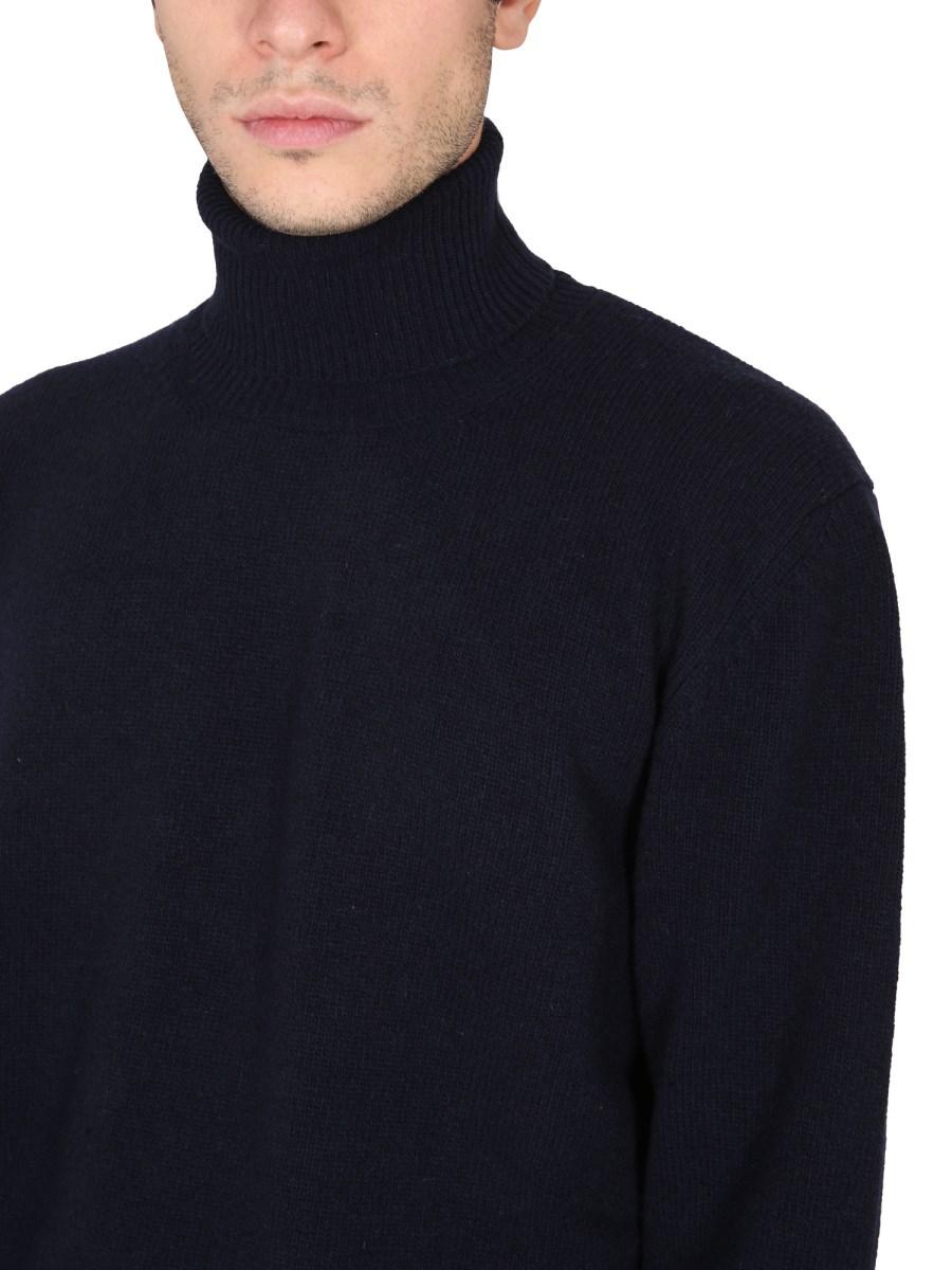 DEPARTMENT FIVE MAGLIA A COLLO ALTO CON PATCH LOGO