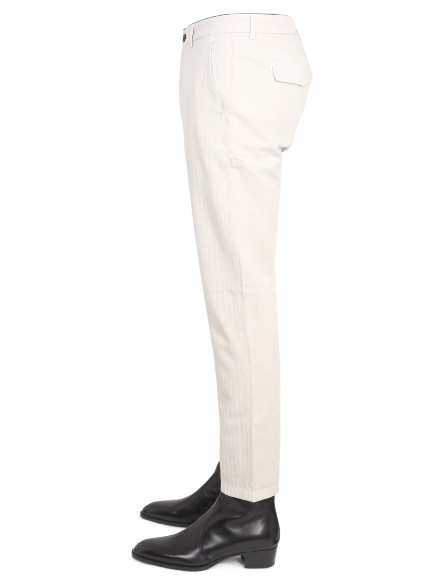 DEPARTMENT FIVE PANTALONE IN COTONE CON PATCH LOGO