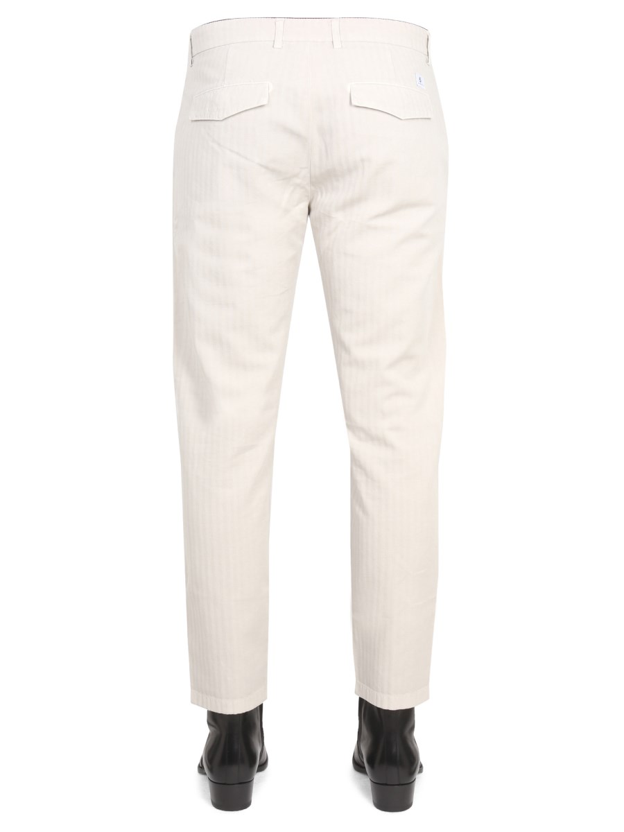 DEPARTMENT FIVE PANTALONE IN COTONE CON PATCH LOGO