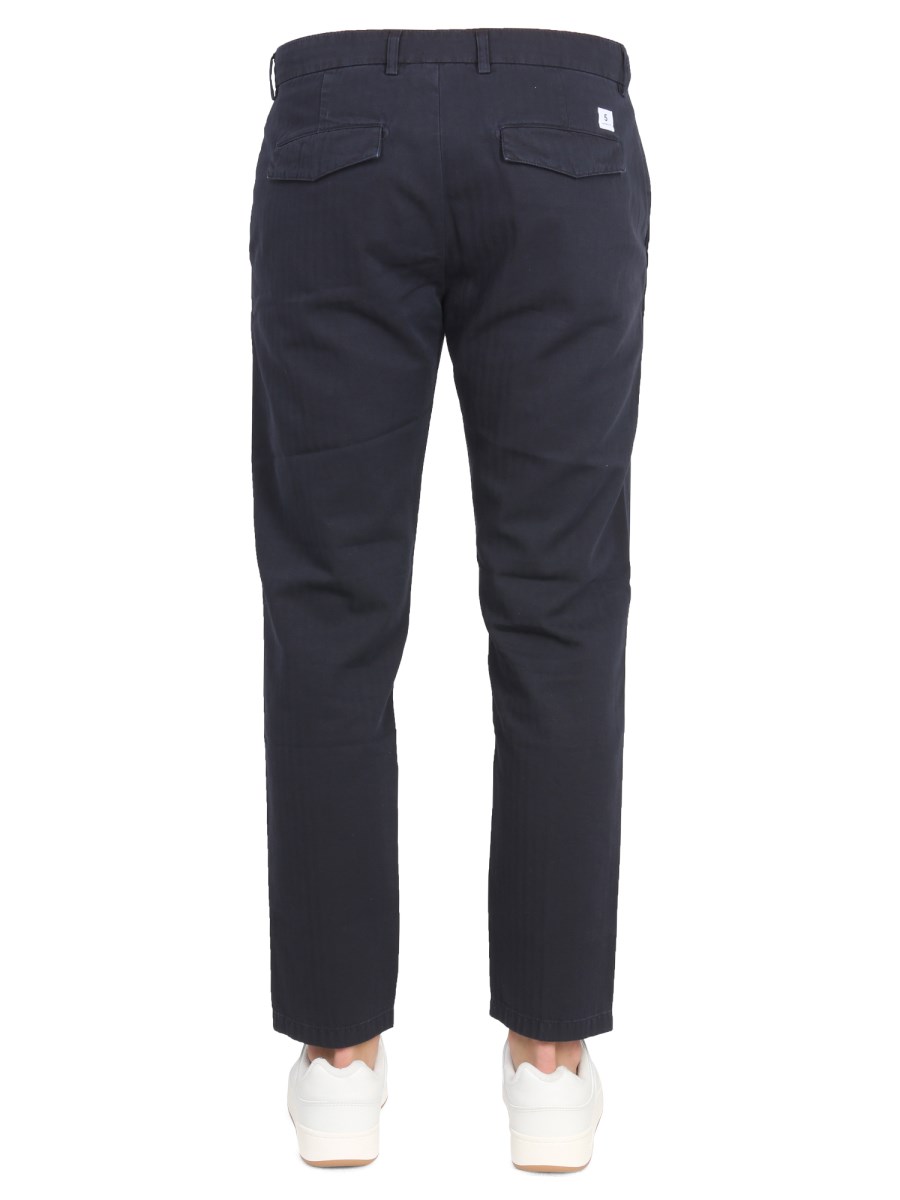 DEPARTMENT FIVE PANTALONE IN COTONE CON PATCH LOGO
