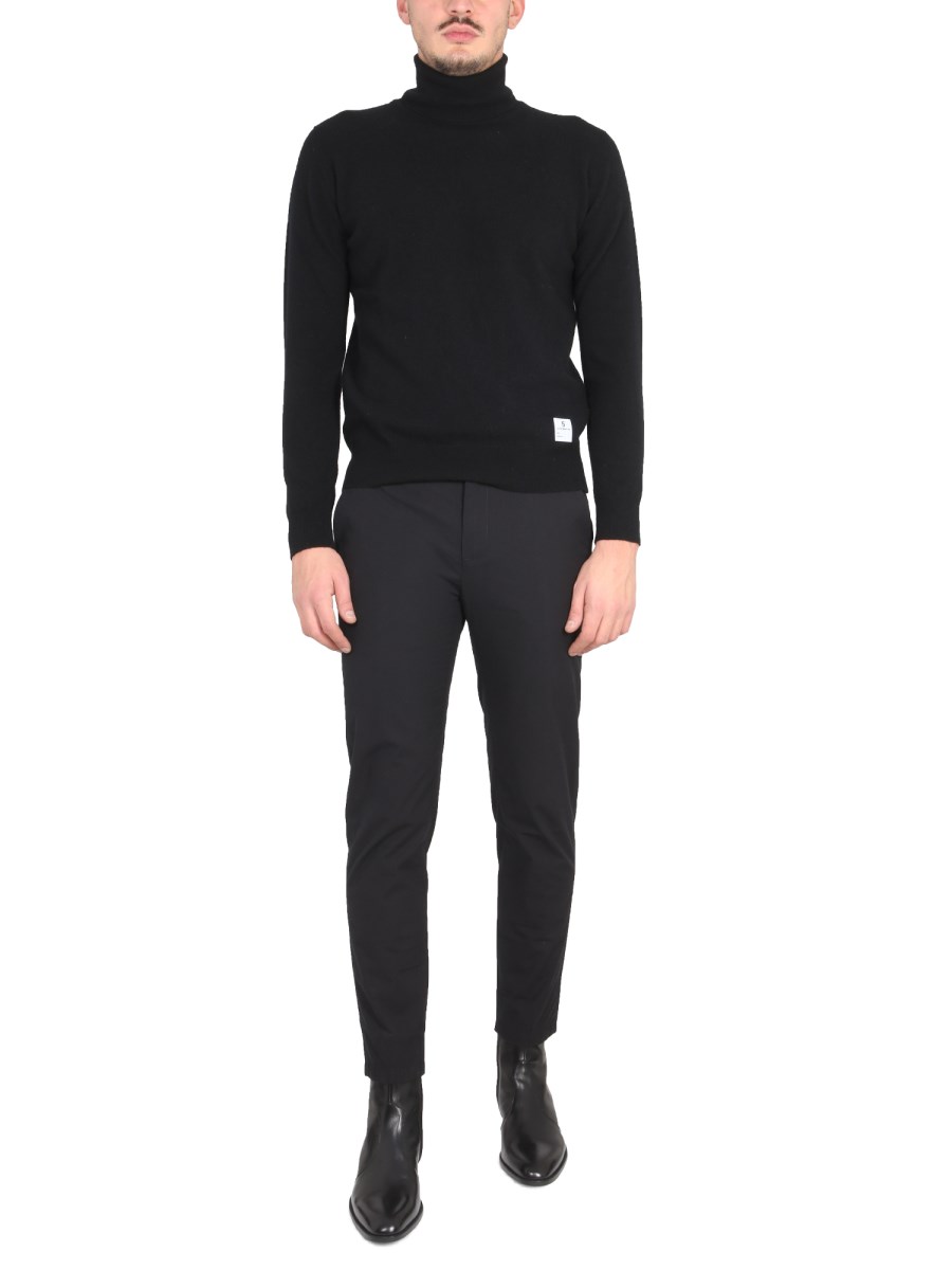 DEPARTMENT FIVE PANTALONE IN COTONE CON PATCH LOGO