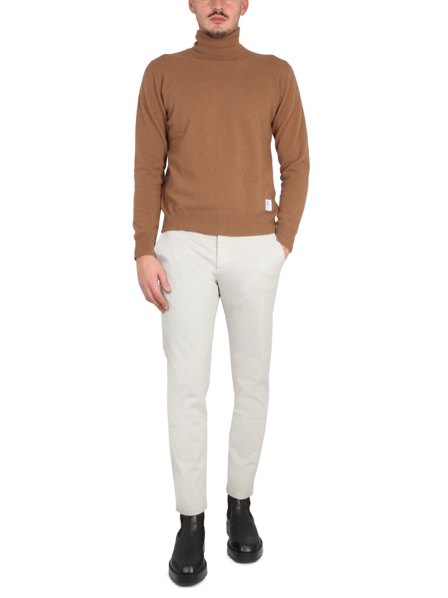 DEPARTMENT FIVE PANTALONE IN COTONE CON PATCH LOGO