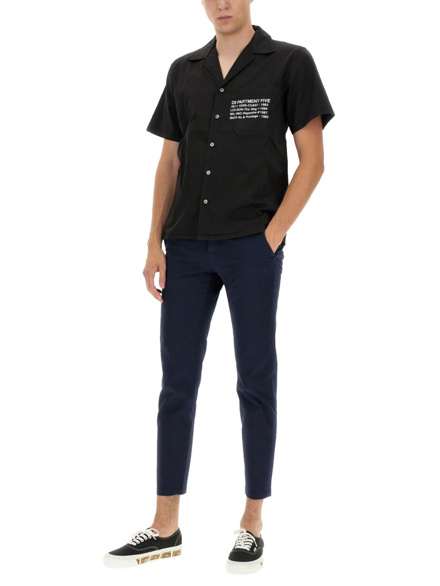 DEPARTMENT FIVE PANTALONE "PRINCE" IN COTONE