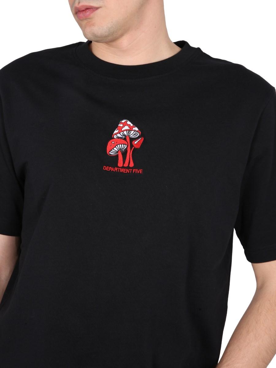 DEPARTMENT FIVE T-SHIRT IN COTONE CON RICAMO LOGO