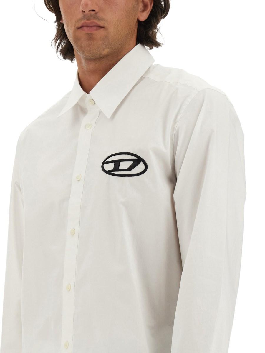 DIESEL CAMICIA "S-SIMPLY-D" IN COTONE