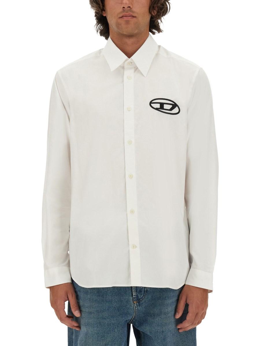 DIESEL CAMICIA "S-SIMPLY-D" IN COTONE