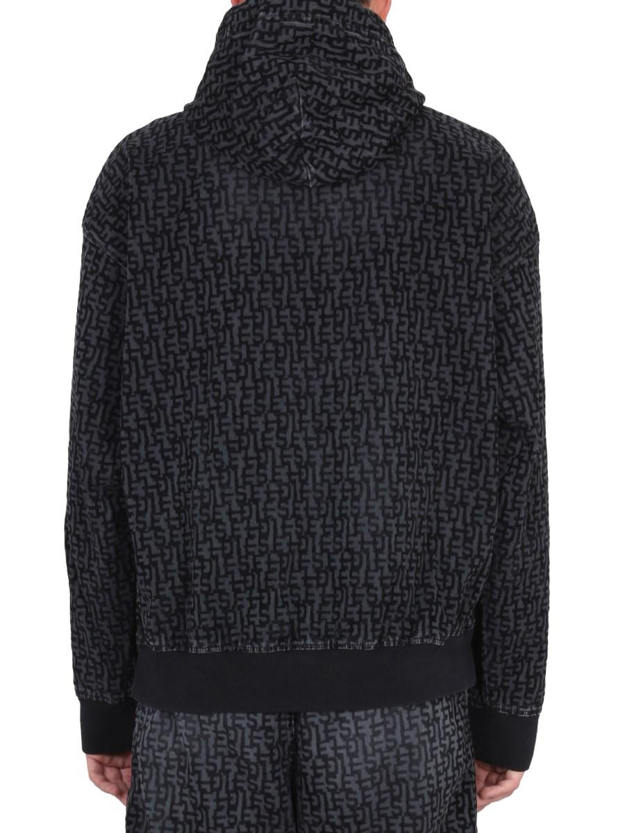 DIESEL FELPA D-UM-RIB-NE