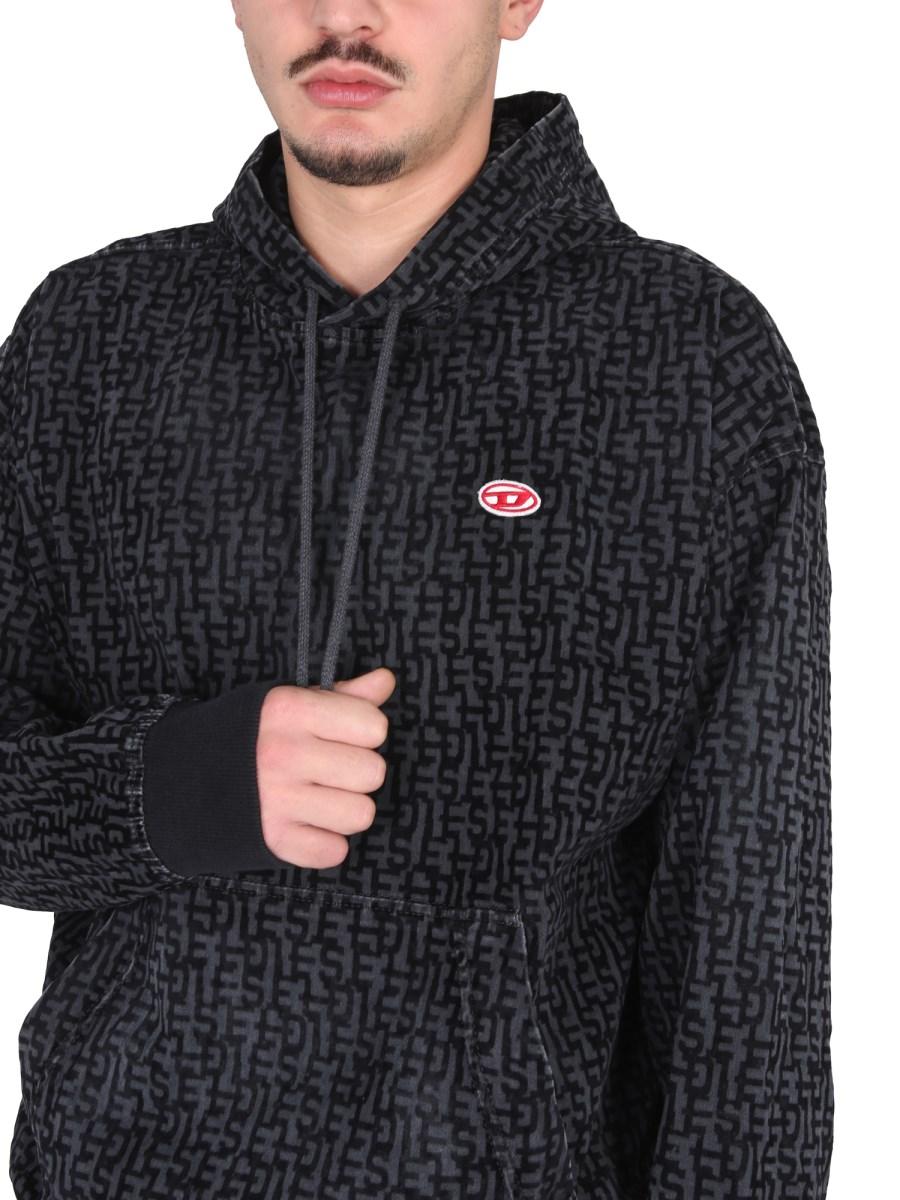 DIESEL FELPA D-UM-RIB-NE