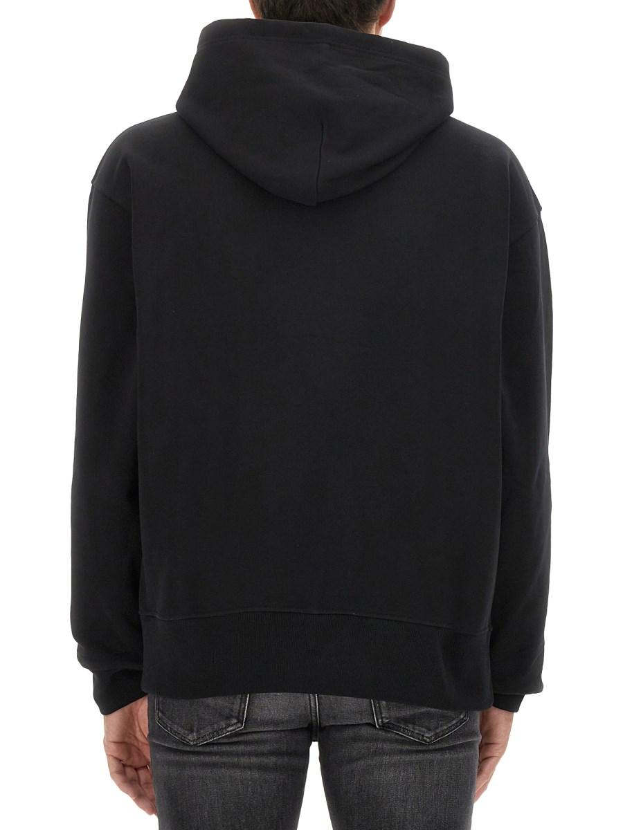 DIESEL FELPA IN COTONE CON LOGO