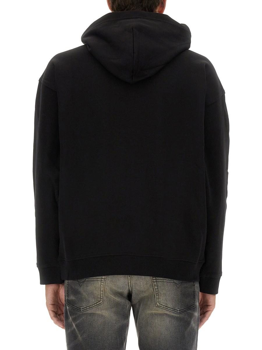 DIESEL FELPA S-BOXT-HOOD-D IN COTONE